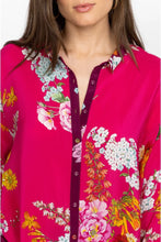 Load image into Gallery viewer, JOHNNY WAS - Golden Bouquet Seline Button Down - MULTI PINK