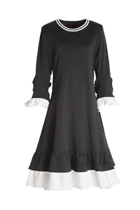 Spring Equinox Dress - BLACK