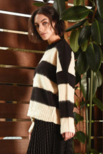 Load image into Gallery viewer, COOPER by Trelise Cooper - Ready For The Morning Jumper - BLACK STRIPE/ NAVY STRIPE