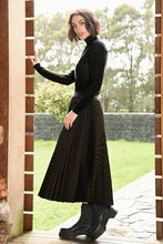 Load image into Gallery viewer, COOPER by Trelise Cooper - Take A Pleat Skirt - BLACK PINSTRIPE