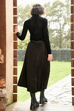 Load image into Gallery viewer, COOPER by Trelise Cooper - Take A Pleat Skirt - BLACK PINSTRIPE