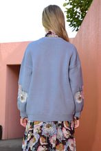Load image into Gallery viewer, Stitch &amp; Famous Sweater - BLACK/ BLUE