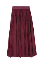 Load image into Gallery viewer, Little Skirt Told Me Skirt - MERLOT