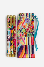 Load image into Gallery viewer, JOHNNY WAS - Floral Stripe Pen Set - FLORAL STRIPE