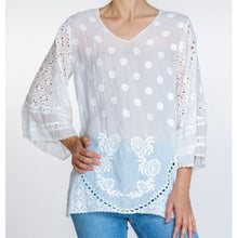 Load image into Gallery viewer, JOHNNY WAS - Marve Top - WHITE