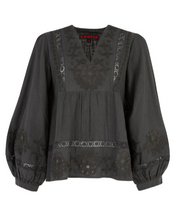 Load image into Gallery viewer, Pick A Petal Blouse - BLACK