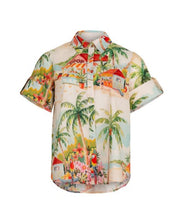 Load image into Gallery viewer, COOP by Trelise Cooper - Cuff And ready Shirt - PALM BEACH PRINT