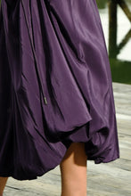 Load image into Gallery viewer, CURATE by Trelise Cooper - Burst Your Bubble Skirt - BLACK/ NIGHTSHADE (PURPLE)