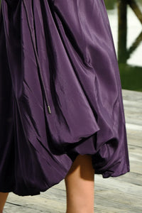 CURATE by Trelise Cooper - Burst Your Bubble Skirt - BLACK/ NIGHTSHADE (PURPLE)