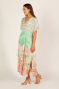 ADRIFT - Tasha Maxi Kaftan Dress - SEYCHELLS