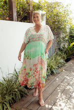 Load image into Gallery viewer, ADRIFT - Tasha Maxi Kaftan Dress - SEYCHELLS