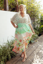 Load image into Gallery viewer, ADRIFT - Tasha Maxi Kaftan Dress - SEYCHELLS