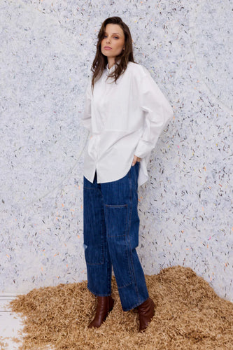 MA DAINTY - Bobby Pin Shirt - WHITE