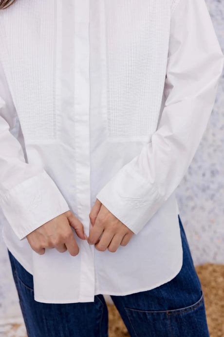 Maud Alice DAINTY - Bobby Pin Shirt - WHITE