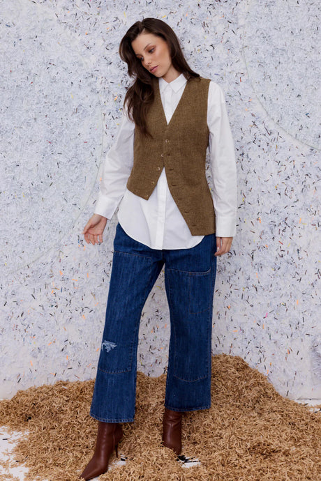 Maud Alice DAINTY - Bobby Pin Shirt - WHITE