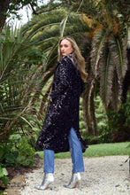 Load image into Gallery viewer, COOP by Trelise Cooper - Rock The Coat - BLACK SEQUIN
