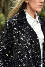 Load image into Gallery viewer, COOP by Trelise Cooper - Rock The Coat - BLACK SEQUIN