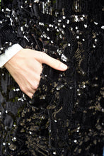 Load image into Gallery viewer, COOP by Trelise Cooper - Rock The Coat - BLACK SEQUIN