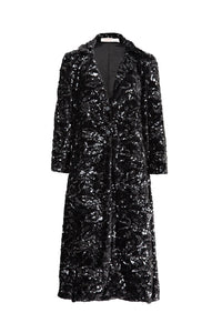 COOP by Trelise Cooper - Rock The Coat - BLACK SEQUIN