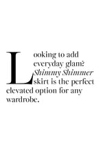 Load image into Gallery viewer, COOP by Trelise Cooper - Shimmy Shimmer Skirt - BLACK