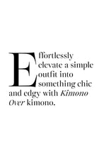 Load image into Gallery viewer, COOPER by Trelise Cooper - Kimono Over - VINTAGE BOHEMIAN