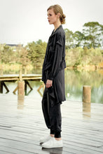 Load image into Gallery viewer, CURATE by Trelise Cooper - A Show of Pants - BLACK/ GREEN PASTURES
