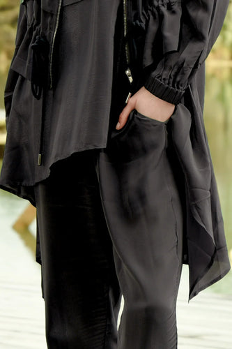 CURATE by Trelise Cooper - A Show of Pants - BLACK/ GREEN PASTURES