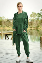 Load image into Gallery viewer, CURATE by Trelise Cooper - A Show of Pants - BLACK/ GREEN PASTURES