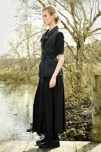 CURATE by Trelise Cooper - Burst Your Bubble Skirt - BLACK/ NIGHTSHADE (PURPLE)