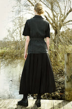 Load image into Gallery viewer, CURATE by Trelise Cooper - Burst Your Bubble Skirt - BLACK/ NIGHTSHADE (PURPLE)