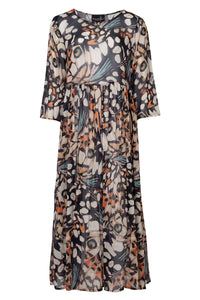 CURATE by Trelise Cooper - Game Changer Dress - BUTTERFLY (EARTH TONES)