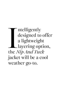 CURATE by Trelise Cooper - Nip And Tuck Jacket - BLACK/ GREEN PASTURES