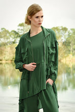 Load image into Gallery viewer, CURATE by Trelise Cooper - Nip And Tuck Jacket - BLACK/ GREEN PASTURES