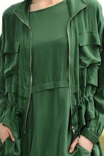 Load image into Gallery viewer, CURATE by Trelise Cooper - Nip And Tuck Jacket - BLACK/ GREEN PASTURES