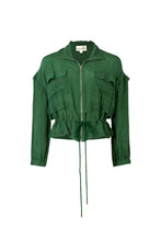 Load image into Gallery viewer, CURATE by Trelise Cooper - Nip And Tuck Jacket - BLACK/ GREEN PASTURES
