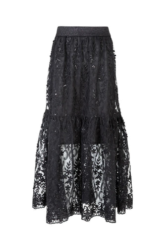 CURATE by Trelise Cooper - Skirt ' Em Say - BLACK SEQUIN