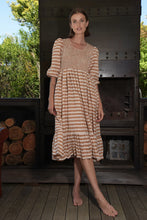 Load image into Gallery viewer, CURATE by Trelise Cooper - A Walk In The Park Dress - COFFEE STRIPE