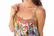 Load image into Gallery viewer, Escape by ORIENTIQUE - Dani Driss Strappy Dress - AMAZONIAN PRINT