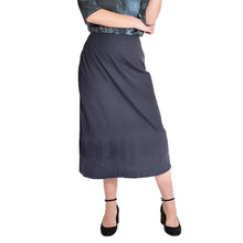 Load image into Gallery viewer, Stretch Linen Juliet Skirt - NAVY