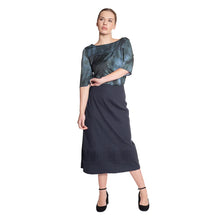 Load image into Gallery viewer, Stretch Linen Juliet Skirt - NAVY