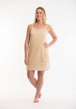 Load image into Gallery viewer, ORIENTIQUE -Two-Sided Cotton Midi Slip Dress - PALE SKIN