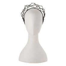 Load image into Gallery viewer, Olga Berg - Leia Wired Crown - BLACK or WHITE