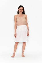 Load image into Gallery viewer, ORIENTIQUE - Midi Skirt Slip - PALE SKIN/ WHITE/ BLACK